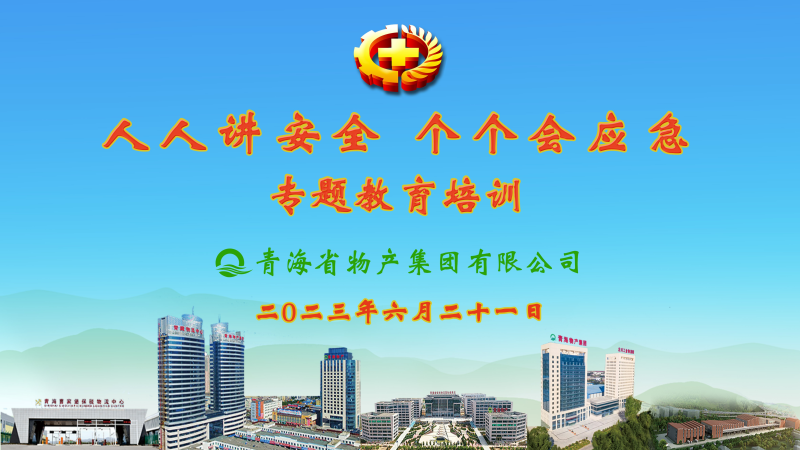 提高安全管理水平 落實全員安全責任——集團安委會舉辦2023年“人人講安全，個個會應急”專題教育培訓