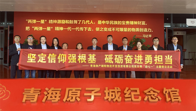 堅定信仰強根基，砥礪奮進勇?lián)?朝物開投公司黨支部開展迎“七一”主題黨日活動